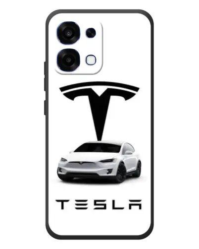 Чехол для OPPO A6 Pro с картинкой «Tesla White Style»