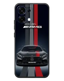 Чохол для OPPO A6 Pro з картинкою «Mercedes — білий карбон»