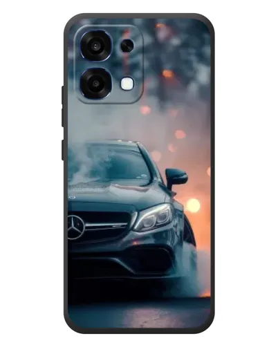 Чехол для OPPO A6 Pro с картинкой «Mercedes — ночной город» Чехол для OPPO A6 Pro с картинкой «Mercedes — ночной город»