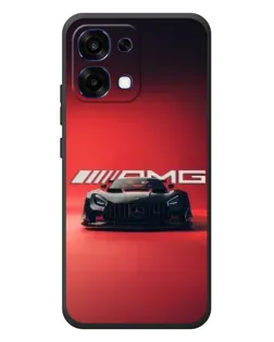 Чехол для OPPO A6 Pro с картинкой «Mercedes AMG — красная линия»