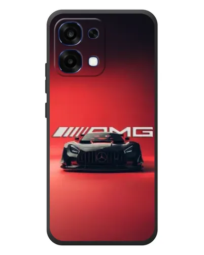 Чехол для OPPO A6 Pro с картинкой «Mercedes AMG — красная линия» Чехол для OPPO A6 Pro с картинкой «Mercedes AMG — красная линия»