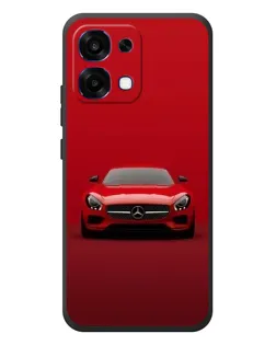 Чехол для OPPO A6 Pro с картинкой «Красный Mercedes AMG»