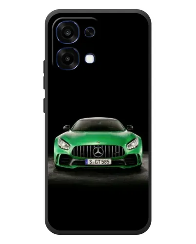 Чехол для OPPO A6 Pro с картинкой «Mercedes — неоновый лого» Чехол для OPPO A6 Pro с картинкой «Mercedes — неоновый лого»