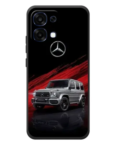 Чехол для OPPO A6 Pro с картинкой «Mercedes G-Class красный» Чехол для OPPO A6 Pro с картинкой «Mercedes G-Class красный»
