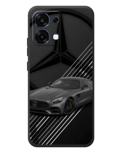 Чехол для OPPO A6 Pro с картинкой «Mercedes AMG — графика» Чехол для OPPO A6 Pro с картинкой «Mercedes AMG — графика»