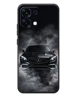 Чехол для OPPO A6 Pro с картинкой «Mercedes в дыму»