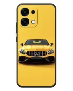 Чехол для OPPO A6 Pro с картинкой «Желтый Mercedes GT»