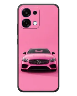 Чехол для OPPO A6 Pro с картинкой «Розовый Mercedes AMG»