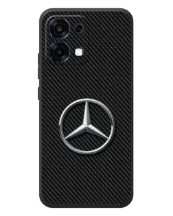 Чехол для OPPO A6 Pro с картинкой «Карбоновый Mercedes стиль»