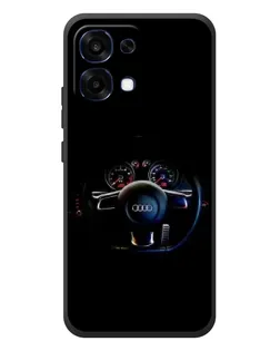Чохол для OPPO A6 Pro з картинкою «Салон Audi — кермо»