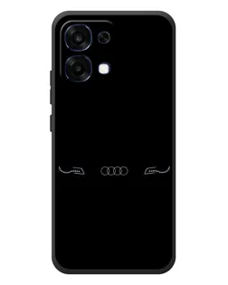 Чохол для OPPO A6 Pro з картинкою «Audi — світловий підпис»
