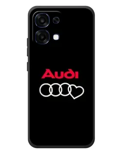 Чохол для OPPO A6 Pro з картинкою «Логотип Audi Heart»