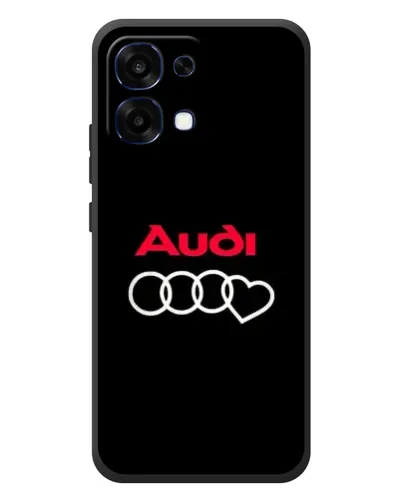 Чохол для OPPO A6 Pro з картинкою «Логотип Audi Heart»