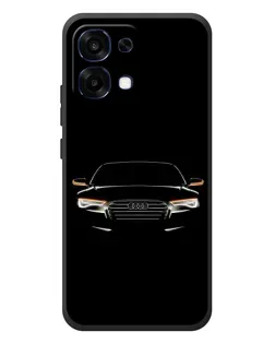 Чохол для OPPO A6 Pro з картинкою «Audi — нічний контур»