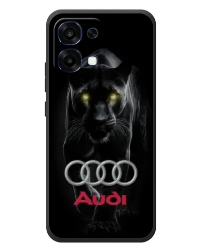 Чохол для OPPO A6 Pro з картинкою «Пантера та Audi»