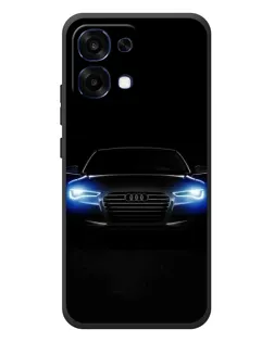 Чохол для OPPO A6 Pro з картинкою «Audi в неоні»