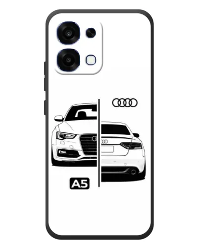Чохол для OPPO A6 Pro з картинкою «Audi — контрастний дизайн»