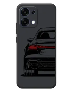 Чохол для OPPO A6 Pro з картинкою «Задня частина Audi — арт»