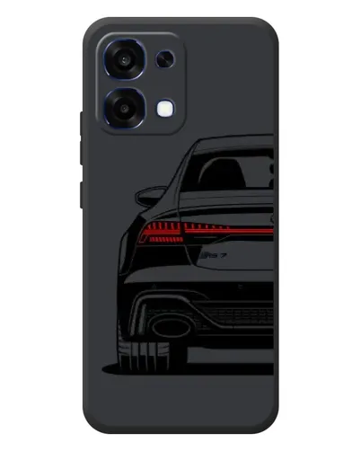 Чохол для OPPO A6 Pro з картинкою «Задня частина Audi — арт»