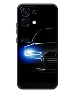 Чохол для OPPO A6 Pro з картинкою «Неоновий погляд Audi»