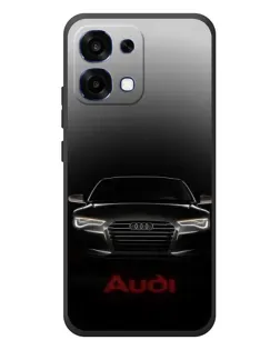 Чохол для OPPO A6 Pro з картинкою «Audi — градієнтний контур»