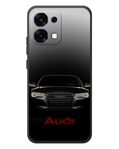 Чохол для OPPO A6 Pro з картинкою «Audi — градієнтний контур»