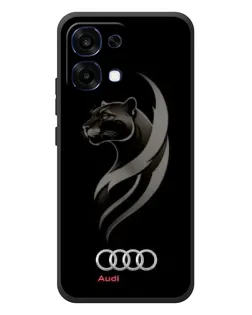 Чохол для OPPO A6 Pro з картинкою «Графіка — пантера та Audi»
