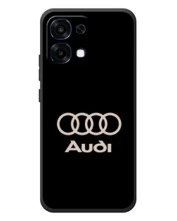 Чохол для OPPO A6 Pro з картинкою «Audi — золотий логотип»