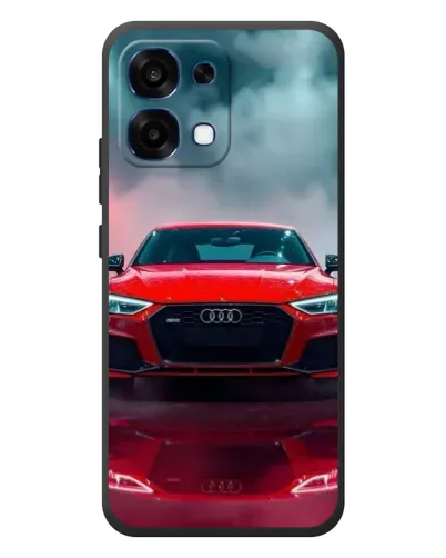 Чохол для OPPO A6 Pro з картинкою «Audi RS — червоний стиль»