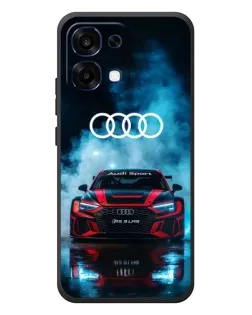 Чохол для OPPO A6 Pro з картинкою «Audi Sport — неон»