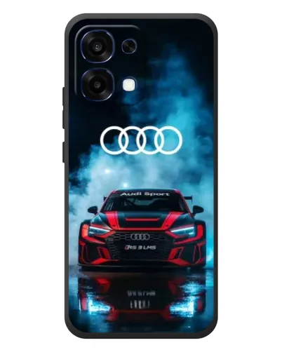 Чохол для OPPO A6 Pro з картинкою «Audi Sport — неон»