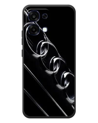 Чохол для OPPO A6 Pro з картинкою «Audi — абстрактні кільця»