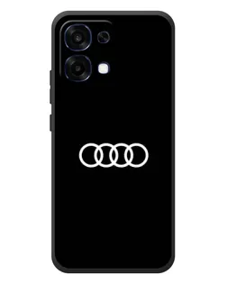 Чохол для OPPO A6 Pro з картинкою «Audi White Logo»