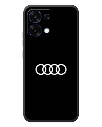 Чохол для OPPO A6 Pro з картинкою «Audi White Logo»