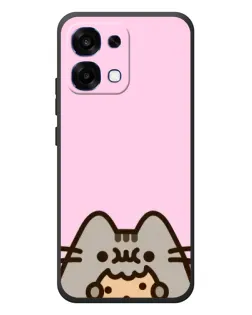 Чохол для OPPO A6 Pro з картинкою «Pusheen та печиво»