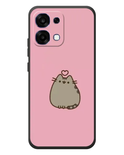 Чохол для OPPO A6 Pro з картинкою «Pusheen серце»