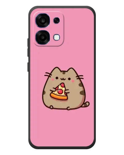 Чохол для OPPO A6 Pro з картинкою «Пушин із піцою»
