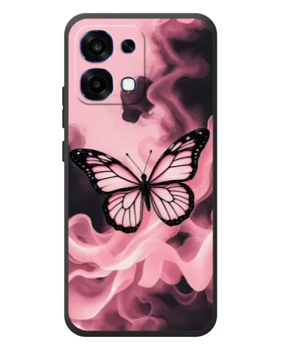 Чехол для OPPO A6 Pro с картинкой «Бабочка в дыму»