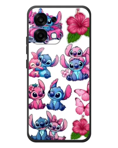Чехол для OPPO A6 Pro с картинкой «Стикеры Stitch и Angel» Чехол для OPPO A6 Pro с картинкой «Стикеры Stitch и Angel»