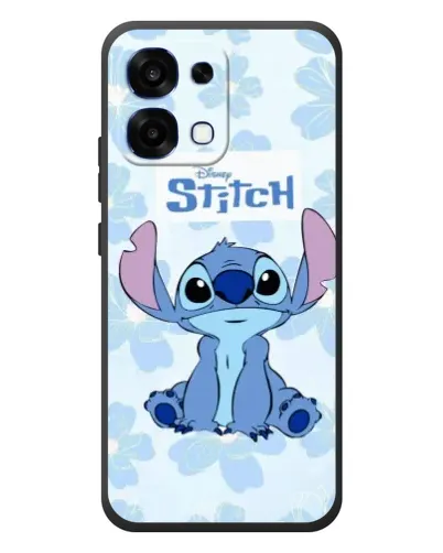 Чехол для OPPO A6 Pro с картинкой «Stitch среди цветов» Чехол для OPPO A6 Pro с картинкой «Stitch среди цветов»