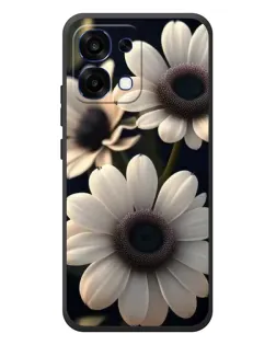 Чохол для OPPO A6 Pro з картинкою «Білі маргаритки макро»
