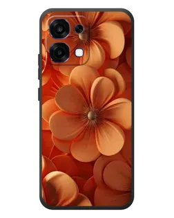 Чохол для OPPO A6 Pro з картинкою «Помаранчева макро квітка»