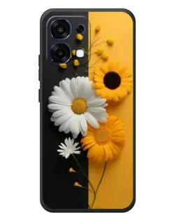 Чохол для OPPO A6 Pro з картинкою «Соняшник та ромашка»