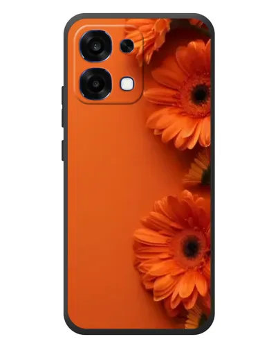 Чохол для OPPO A6 Pro з картинкою «Помаранчеві гербери» Чохол для OPPO A6 Pro з картинкою «Помаранчеві гербери»
