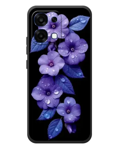 Чохол для OPPO A6 Pro з картинкою «Фіолетові квіти з росою» Чохол для OPPO A6 Pro з картинкою «Фіолетові квіти з росою»