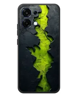 Чохол для OPPO A6 Pro з картинкою «Салатовий розлом скелі»