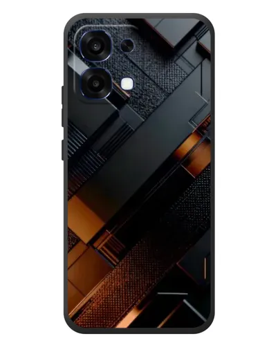 Чохол для OPPO A6 Pro з картинкою «Чорні геометричні блоки» Чохол для OPPO A6 Pro з картинкою «Чорні геометричні блоки»