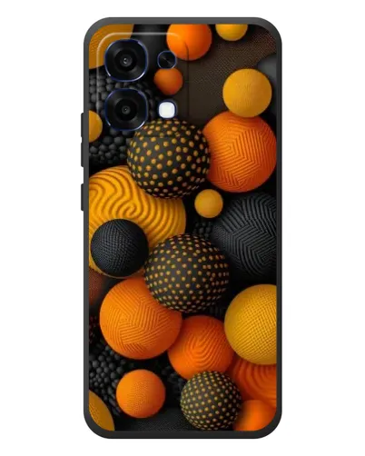 Чохол для OPPO A6 Pro з картинкою «Об'ємні помаранчеві сфери» Чохол для OPPO A6 Pro з картинкою «Об'ємні помаранчеві сфери»