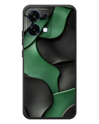 Чохол для OPPO A6 Pro з картинкою «Зелені шкіряні хвилі» Чохол для OPPO A6 Pro з картинкою «Зелені шкіряні хвилі»