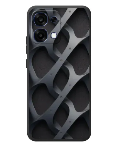 Чохол для OPPO A6 Pro з картинкою «Об'ємне сіре плетіння» Чохол для OPPO A6 Pro з картинкою «Об'ємне сіре плетіння»